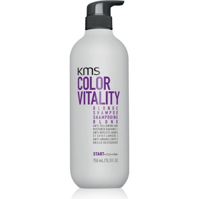 KMS Color Vitality Blonde Shampoo подхранващ шампоан за блонд коса и коса с кичури 750ml