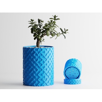 Декоративна саксия Nevada син