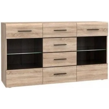 Image 1 of Black Red White Скрин 2w4s Соло - дъб сонома