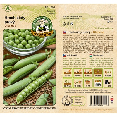 Hrach siaty pravý stržňový - Gloriosa 20 g