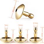 SuperLove Mushroom Urethral Plugs Set Gold