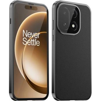 OnePlus Магнитен калъф с закалено стъкло и кожен гръб за OnePlus 15 5G
