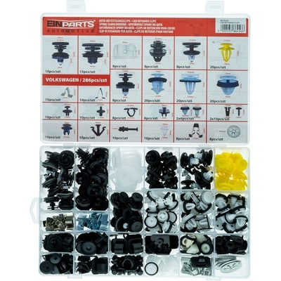 EINPARTS Automobilové upevňovacie klipy VW 286 ks - EPCRC67 EPCRC67
