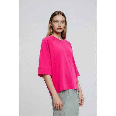 Moodo Суитшърт с къси и широки ръкави циклама Moodo Moodo | Lilav | ЖЕНИ | XXL