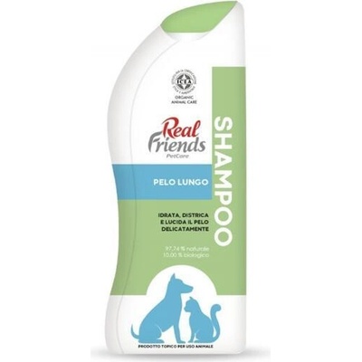 Real Friends Pet Care Šampon psy a kočky na dlouhou srst 300 ml