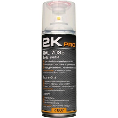 2K PRO 400 ml světle šedá lesklá
