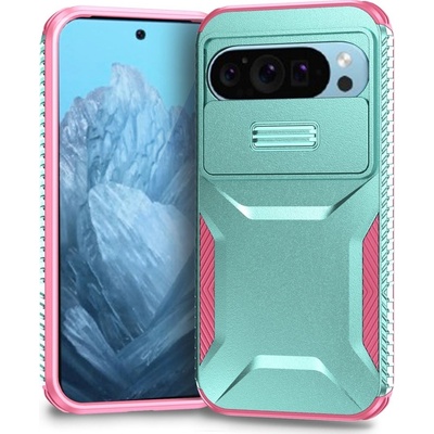 Lid Google Pixel 9/9 Pro modrozelený/růžový