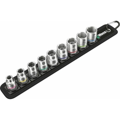 WERA Sada nástrčných orechov Zyklop 3/8" Belt B 4, 9 dielna