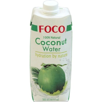 Foco Kokosová voda 100% naturálna 0,5 l