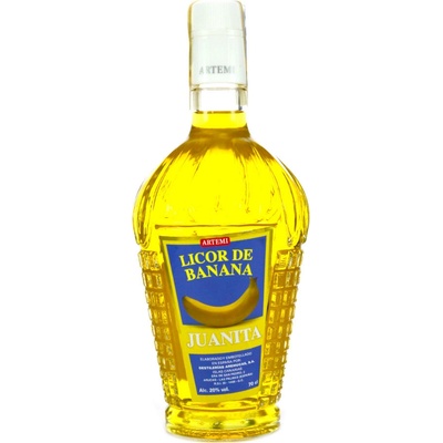 Arehucas Creme Banana Canafruit 20% 0,7 l (holá láhev)