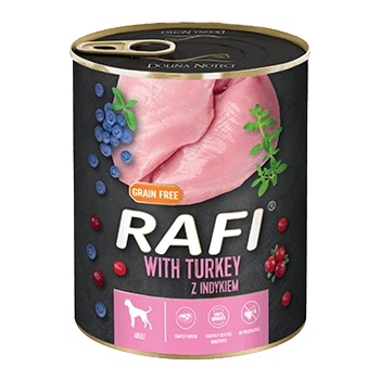 RAFI Dog Turkey консервирана храна за кучета с пуйка - 0.8кг