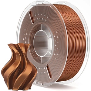 Elegoo PLA филамент Elegoo PLA Silk, 1.75 mm, 1.0 kg, Silk Copper - 3dmall