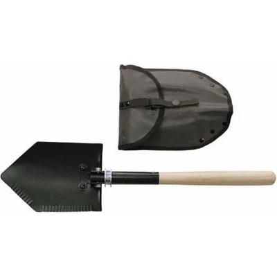 MFH полска сгъваема лопата с дървена дръжка, 61см (27030)