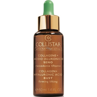 Collistar Pures Actives Collagen+ Hyaluronic Acid Bust Firming Lifting zpevňující a vyhlazující čisté látky na prsa a dekolt 50 ml – Zboží Dáma