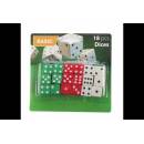 VETRO-PLUS Sada hracích kostek 18 ks