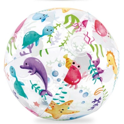 Intex Lopta 59040NP Lively Print plážová detská nafukovacia do vody mix dizajnov 51 cm