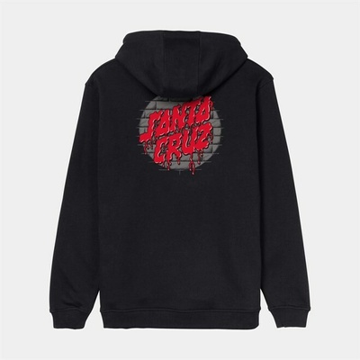 SANTA CRUZ mikina Delfino Spotlight Dot Hood Black