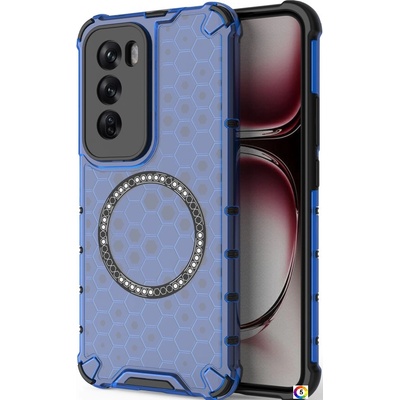 OPPO Reno12 Pro Силиконов Калъф Honeycomb TPU и Протектор