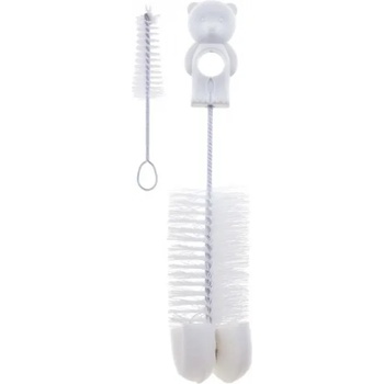 Image 1 of Canpol Четки за почистване на шишета и биберони Canpol - мече, бяла (2/410_whi1)