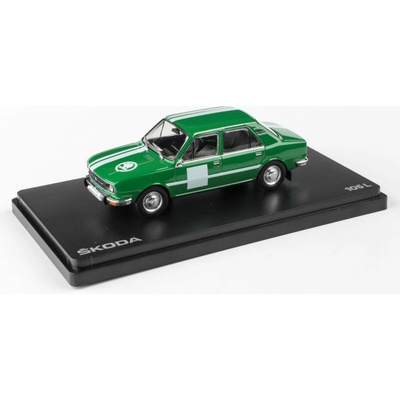 Abrex Škoda 105L 1977 Zelená Ostrá Narozeninová Užovka 1:43