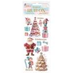 PENTART Candy Коледа Дядо Коледа 10, 2x21, 6 cm стикер за надраскване 48382 (48382)