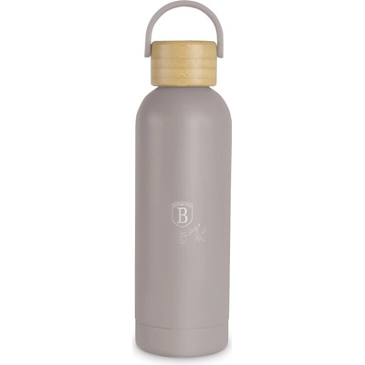 Berlingerhaus termoska z nehrdzavejúcej ocele s bambusovým vekom 500 ml Taupe