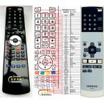 GENERAL ONKYO RC-686C - съвместимо дистанционно управление на марката General (RC-686C) Дистанционно