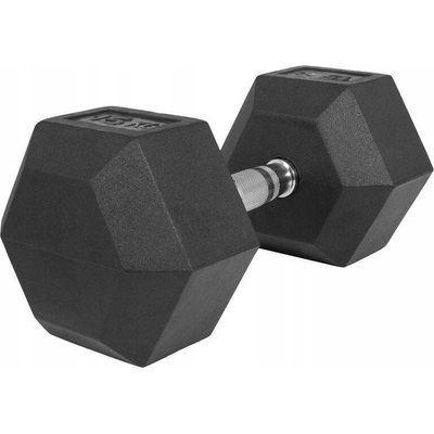 Gorilla Sports Potažené/pogumované jednoruční činky 1 x 15 kg