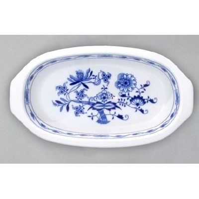 originální cibulákový porcelán Dubí Cibulák Mísa zapékací s uchy cibulový vzor 10602 25cm