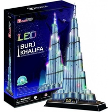 CubicFun 3D puzzle Svítící Burdž Chalífa 136 ks