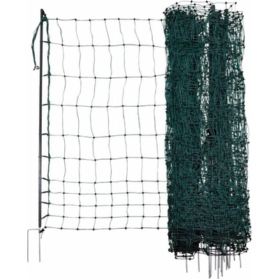Sieť vodivá pre hydinu 122 cm, 2 hroty, zelená, 50 m