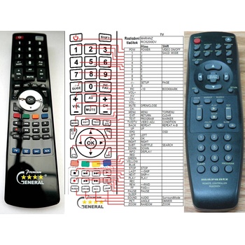 GENERAL MARANTZ RC-6200DV - съвместимо дистанционно управление на марката General (RC-6200DV)