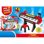 Armtoys Детско голямо пиано със стол 37 клавиша - igrachko