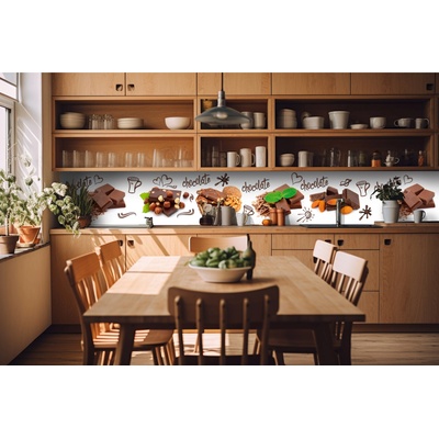 DIMEX ART Фототапет за кухня - шоколад 420 x 60 см