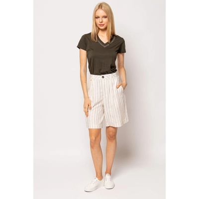 dámske kraťasy HEAVY TOOLS WINRI striped biela