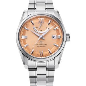 Orient Star RE-AU0108G - Мъжки часовник, Автомат, 38.5mm, 10 ATM, Оранжев Часовници