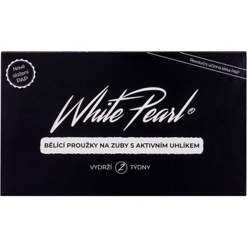 White Pearl Charcoal Whitening Strips PAP 28 ks