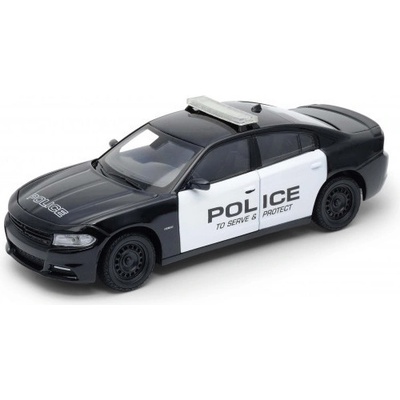 Welly 2016 Dodge Charger RT Police Čierná 1:34