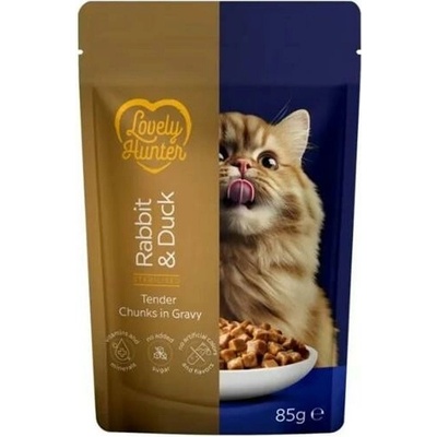 Lovely Hunter cat adult Sterilised rabbit & duck 85 g