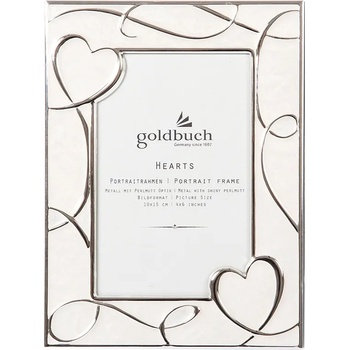Image 1 of Goldbuch Метална рамка за снимки Goldbuch - Hearts, 10 x 15 cm (960242)