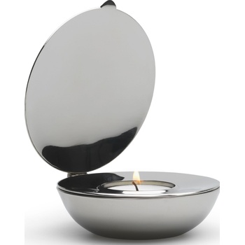 Design House Stockholm Свещник за чаени свещи Shell, никел (1004-9100)