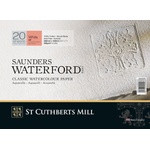 St Cuthberts Mill Saunders Waterford HP+ Скицник 20 26 x 18 cm 300 g White (T45930001011B)