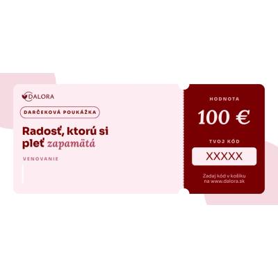 Darčekový poukaz v hodnote 100 €
