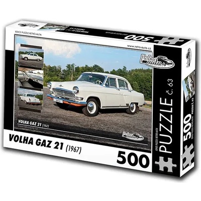 Retro cars - Puzzle Volga GAZ 21 (1967) II - 500 piese