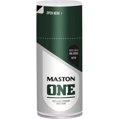 Maston one lak v spreji Satin RAL6005 150 ml zelený