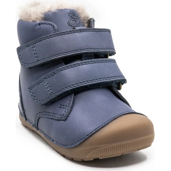 Bundgaard dětské zimní boty Petit Mid Lamb II BG303258DG tmavě modrá