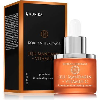Image 1 of KORIKA Korean Heritage Jeju Mandarin + Vitamin C Premium Illuminating Serum серум за лице (озаряващ) с витамин С 30ml