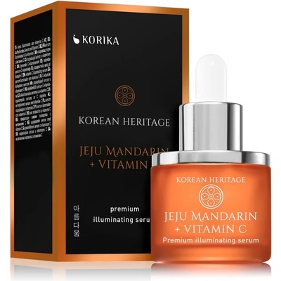 KORIKA Korean Heritage Jeju Mandarin + Vitamin C Premium Illuminating Serum серум за лице (озаряващ) с витамин С 30ml