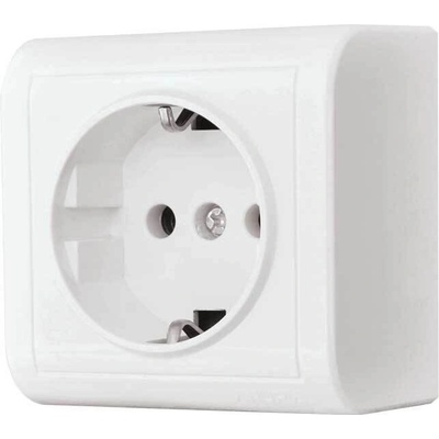ANURA Единичен Контакт За Открит Монтаж Бял anura - 34076