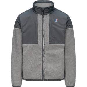 K-Way Мъжко поларено яке K-Way Sixte 4.0 Orsetto Fleece jacket - Grey Shadow Dark / Grey Frost (005-6732-0311)